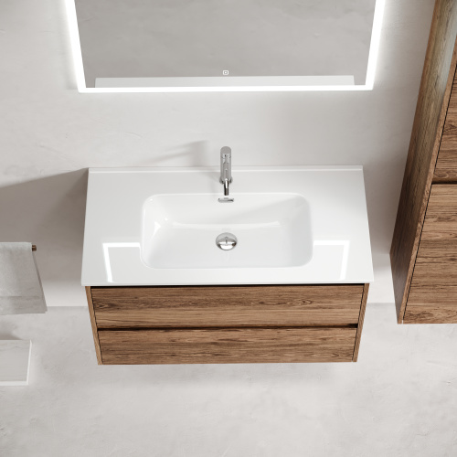 Тумба под раковину Sancos Libra LB80ECH 79х45х50 настенная - фото 5